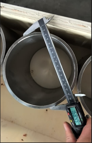 Outside Diameter Check of Forged Cylinder